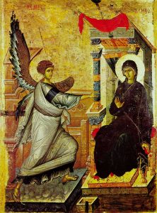 Annunciation of our Most Holy Lady, the Theotokos and Ever Virgin Mary — March 25 – Old Style / April 7 – New Style