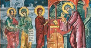The Meeting of Our Lord, God, and Savior Jesus Christ. — February 2 – Old Style / February 15 – New Style