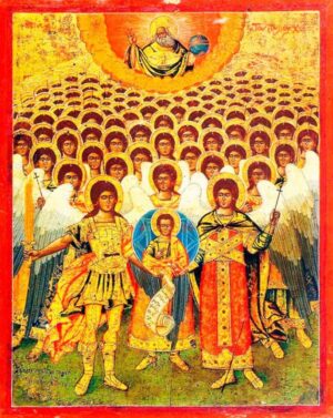 Holy Archangels Icon – Archangel Michael and the Heavenly Bodiless Powers