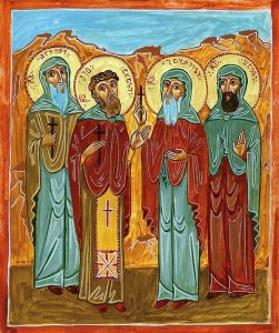 Holy Fathers Shio the New, David, Gabriel and Paul of Gareji — June 1 – Old Style / June 14 – New Style