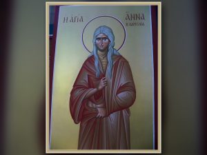Venerable Anna and her son John — June 13 – Old Style / June 26 – New Style