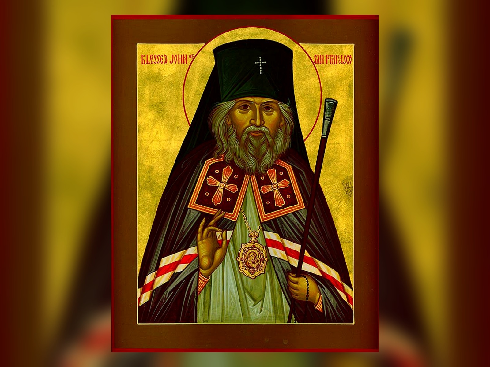 Icon of Saint John Maximovitch, Archbishop of Shanghai and San Francisco