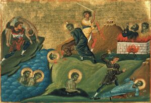 Hieromartyr Anthimus, Bishop of Nicomedia, and with Him the Holy Martyrs Theophilus the Deacon, Dorotheus, Mardonius, Migdonius, Peter, Indes, Gorgonius, Zeno, the Virgin Domna, and Euthymius (†302) — September 3 / September 16 (Julian Calendar)
