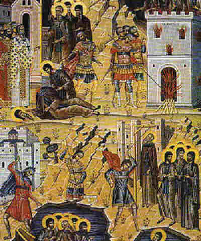 Twenty-Six Venerable Martyrs of Zographou (†1284) — October 10 / October 23 (Julian Calendar)